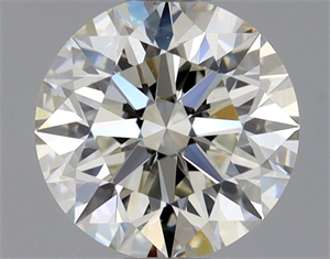 Picture of Natural Diamond 0.75 Carats, Round with Excellent Cut, J Color, VS1 Clarity and Certified by GIA