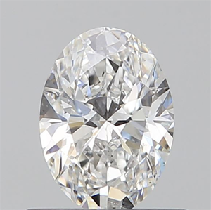 Picture of Natural Diamond 0.52 Carats, Oval with  Cut, E Color, SI1 Clarity and Certified by GIA
