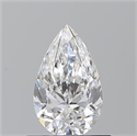 Natural Diamond 0.70 Carats, Pear with  Cut, E Color, VS2 Clarity and Certified by GIA