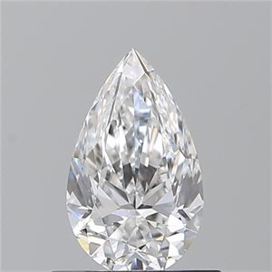 Picture of Natural Diamond 0.70 Carats, Pear with  Cut, E Color, VS2 Clarity and Certified by GIA