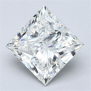 Foto Diamante Natural 1.71 quilates, Princesa , Color G, claridad SI1 y certificado GIA de