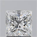 Natural Diamond 1.50 Carats, Princess with  Cut, G Color, VS1 Clarity and Certified by GIA