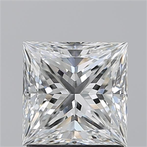 Picture of Natural Diamond 1.50 Carats, Princess with  Cut, G Color, VS1 Clarity and Certified by GIA