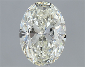 Foto Diamante Natural 1.00 quilates, Ovalado , Color J, claridad SI1 y certificado GIA de