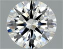 Natural Diamond 2.15 Carats, Round with Excellent Cut, G Color, VVS1 Clarity and Certified by GIA