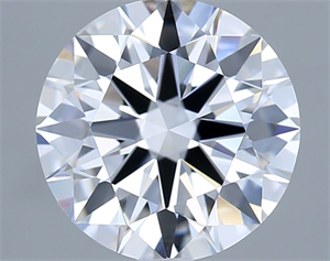 Picture of Lab Grown Diamond 3.05 Carats, Round with Ideal Cut, D Color, VS1 Clarity and Certified by IGI
