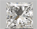 Natural Diamond 1.01 Carats, Princess with  Cut, H Color, VS2 Clarity and Certified by GIA