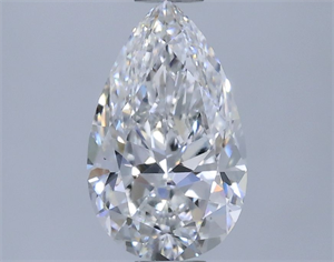 Foto Diamante Natural 0.57 quilates, De pera , Color E, claridad VVS1 y certificado GIA de