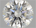 Diamante Natural 0.51 quilates, Redondo , Color J, claridad IF y certificado GIA