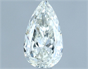 Diamante Natural 0.60 quilates, De pera , Color G, claridad IF y certificado IGI