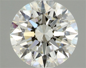 Picture of Natural Diamond 0.80 Carats, Round with Excellent Cut, J Color, SI2 Clarity and Certified by GIA