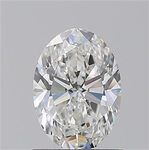 Foto Diamante Natural 1.01 quilates, Ovalado , Color F, claridad VS2 y certificado GIA de