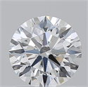 Natural Diamond 1.17 Carats, Round with Excellent Cut, G Color, SI1 Clarity and Certified by GIA