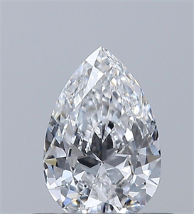 Foto Diamante Natural 0.40 quilates, De pera , Color D, claridad VVS2 y certificado GIA de