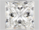 Natural Diamond 0.55 Carats, Princess with  Cut, G Color, VVS2 Clarity and Certified by GIA