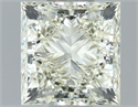 Natural Diamond 1.50 Carats, Princess with  Cut, L Color, VS2 Clarity and Certified by IGI