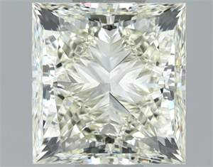 Picture of Natural Diamond 1.50 Carats, Princess with  Cut, L Color, VS2 Clarity and Certified by IGI