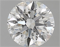 Natural Diamond 0.80 Carats, Round with Excellent Cut, F Color, IF Clarity and Certified by GIA
