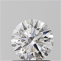 Lab Grown Diamond 0.81 Carats, Round with Ideal Cut, D Color, VS2 Clarity and Certified by IGI