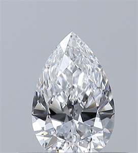 Foto Diamante Natural 0.30 quilates, De pera , Color D, claridad VS1 y certificado GIA de