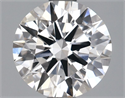 Lab Grown Diamond 1.39 Carats, Round with Ideal Cut, D Color, VVS2 Clarity and Certified by IGI