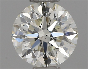 Picture of Natural Diamond 0.50 Carats, Round with Excellent Cut, J Color, SI1 Clarity and Certified by IGI