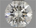 Natural Diamond 0.40 Carats, Round with Very Good Cut, I Color, VVS1 Clarity and Certified by IGI