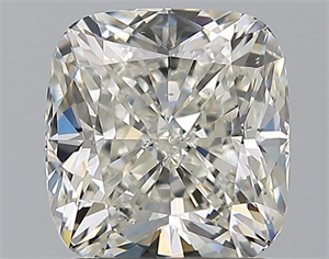 Foto Diamante Natural 1.70 quilates, Del cojín , Color I, claridad SI1 y certificado GIA de
