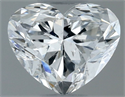 Natural Diamond 0.60 Carats, Heart with  Cut, G Color, SI2 Clarity and Certified by GIA