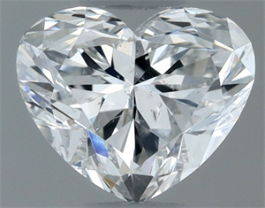 Picture of Natural Diamond 0.60 Carats, Heart with  Cut, G Color, SI2 Clarity and Certified by GIA