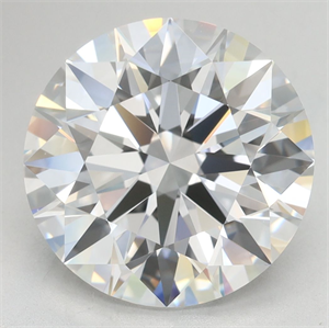 Picture of Lab Grown Diamond 5.01 Carats, Round with Ideal Cut, D Color, VVS1 Clarity and Certified by IGI