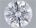 Del inventario de diamantes de laboratorio, 1.09 quilates, Redondo , Color D, claridad VVS2 y certificado IGI