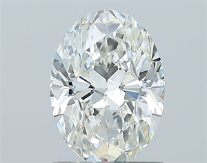Picture of Natural Diamond 1.00 Carats, Oval with  Cut, H Color, VS2 Clarity and Certified by GIA