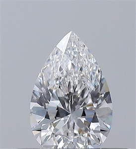 Foto Diamante Natural 0.30 quilates, De pera , Color D, claridad VVS2 y certificado GIA de