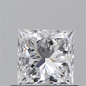 Picture of Natural Diamond 0.70 Carats, Princess with  Cut, D Color, VVS1 Clarity and Certified by GIA