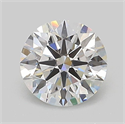 Lab Grown Diamond 1.04 Carats, Round with Ideal Cut, D Color, VS1 Clarity and Certified by IGI