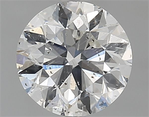 Picture of Natural Diamond 1.01 Carats, Round with Excellent Cut, I Color, SI2 Clarity and Certified by GIA