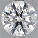 Lab Grown Diamond 2.14 Carats, Round with Ideal Cut, F Color, VS1 Clarity and Certified by IGI