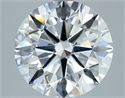 Natural Diamond 2.82 Carats, Round with Excellent Cut, H Color, VS1 Clarity and Certified by GIA