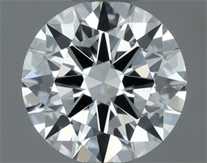 Foto Diamante Natural 0.50 quilates, Redondo , Color F, claridad VVS2 y certificado IGI de