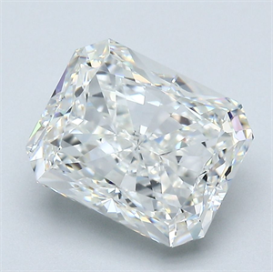 Picture of Natural Diamond 3.51 Carats, Radiant with  Cut, H Color, VS1 Clarity and Certified by GIA