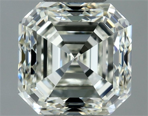 Picture of Natural Diamond 1.00 Carats, Asscher with  Cut, I Color, VVS2 Clarity and Certified by IGI
