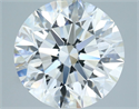Natural Diamond 3.01 Carats, Round with Excellent Cut, F Color, VVS1 Clarity and Certified by GIA