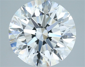 Picture of Natural Diamond 3.01 Carats, Round with Excellent Cut, F Color, VVS1 Clarity and Certified by GIA