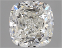 Natural Diamond 0.92 Carats, Cushion with  Cut, I Color, VS2 Clarity and Certified by GIA