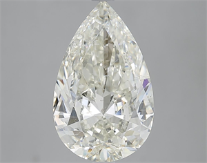 Picture of Natural Diamond 4.52 Carats, Pear with  Cut, I Color, SI1 Clarity and Certified by IGI