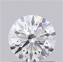 Del inventario de diamantes de laboratorio, 0.73 quilates, Redondo , Color D, claridad VVS2 y certificado IGI