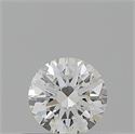 Diamante Natural 0.43 quilates, Redondo , Color H, claridad IF y certificado GIA
