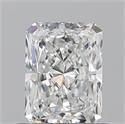 Natural Diamond 0.70 Carats, Radiant with  Cut, F Color, VS1 Clarity and Certified by GIA