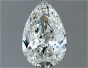Natural Diamond 0.60 Carats, Pear with  Cut, H Color, VS1 Clarity and Certified by GIA